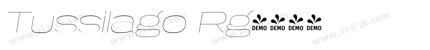 Tussilago Rg字体转换 Tussilago Rg字体转换